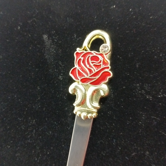 Butterfly Rose Enamel Glass Mug With Spoon Set Valentine's Day - Picture 3 of 15